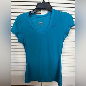 blue nike shirt